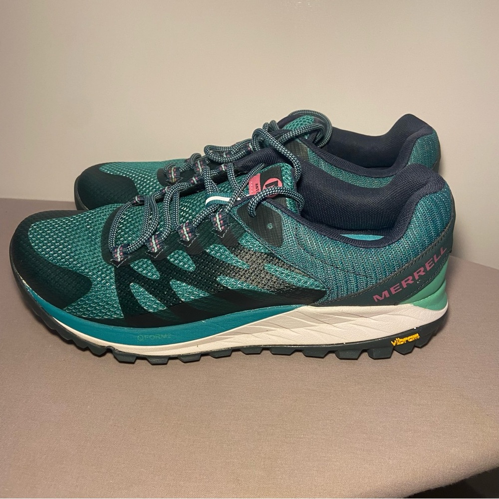 Merrell Women's Antora 2 J135324 Sneaker Shoes, Size 10 Teal